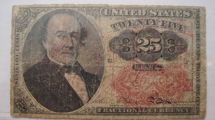Beat-Up-1874-25-Cent-Fractional-Note